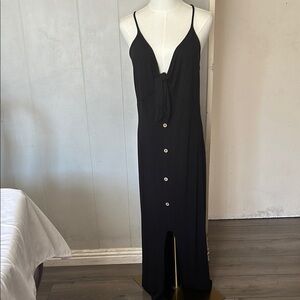 First Love Black Maxi Dress